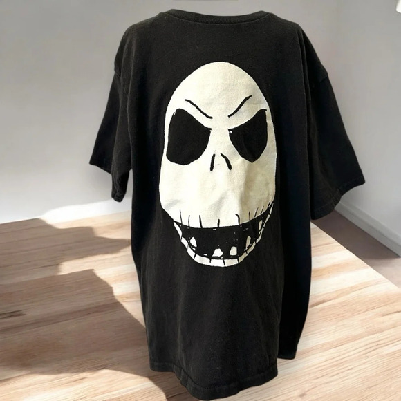Disney Nightmare Before Christmas Jack Skellington Face T-Shirt Child's Size 6/7 - Picture 1 of 11
